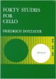 Forty Studies for Cello - Advanced - Dotzauer - Stainer & Bell - 7771-AMEB 456&7
