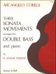 3 Sonata Movements Double Bass, Piano
