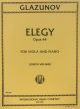 Elegy Op 44 Viola, Piano