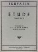 Etude Op 8 No 11 Cello, Piano
