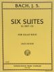 Six Suites S 1007-12 Cello