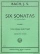 Six Sonatas S  1014-1019 Vol 1 Violin, Piano