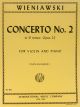 Concerto No 2 D minor Op 22 Violin, Piano
