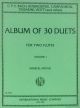 Album of 30 Duets 2 Flutes Vol 1
