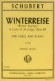 Winterreise A Cycle of 24 Songs Op 89 Low Voice, Piano
