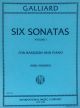 Six Sonatas Bassoon, Piano Vol 1