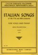 Italian Songs of the 17th and 18th Centuries Low Voice, Piano Vol 2