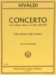 Concerto G minor Op 12 No 1 RV 317 Violin, Piano