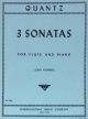 3 Sonatas Flute, Piano