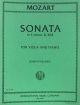 Sonata E minor K 304 Viola, Piano