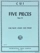 Five Pieces Op 56 Flute, Violin, Piano