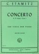 Concerto D major Op 1 Viola, Piano