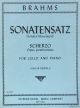 Sonatensatz (Sonata Movement) Scherzo Cello, Piano