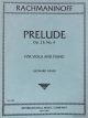 Prelude Op 23 No 4 Viola, Piano