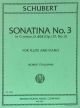 Sonatina No 3 G minor D 408 Flute, Piano