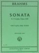Sonata A major Op 100 Flute, Piano