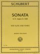 Sonata Eb major D 568 Flute, Piano