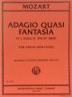 Adagio Quasi Fantasia C minor K 396 Violin, Piano