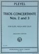 Trios Concertante No 2 and 3 Flute, Viola, Cello