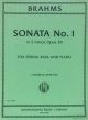 Sonata No 1 E minor Op 38 Double Bass, Piano
