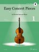 Easy Concert Pieces Vol 1 Double Bass, Piano Bk/OLA