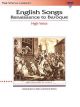 English Songs Renaissance - Baroque High Vce