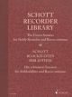 Schott Recorder Library Treble & Basso Continuo