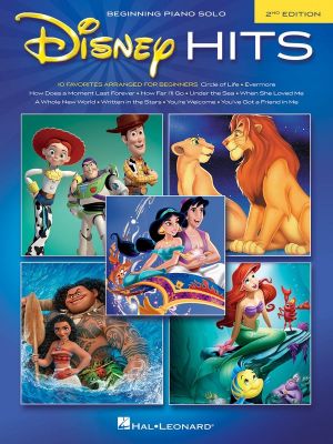 Disney Hits for Beginning Piano - 2nd Edition
