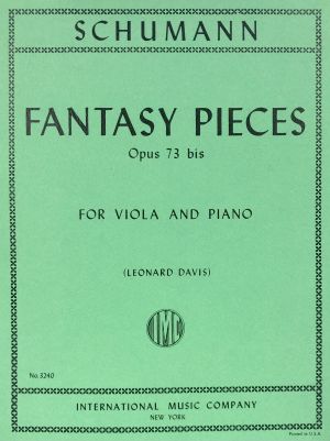 Fantasy Pieces Op 73 Viola, Piano