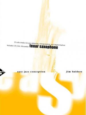 Easy Jazz Conception Book & CD - Tenor Saxophone