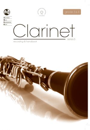 AMEB Clarinet Series 3 Grade 3 & 4 - Recording (CD) & Handbook 