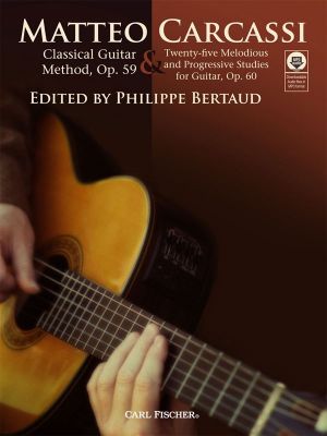 Classical Guitar Method Op. 59 & 25 Melodius Studies Op. 60 Bk/OLA