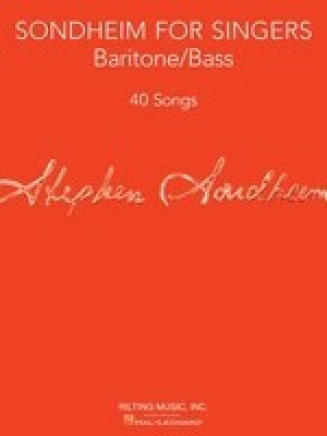 Sondheim For Singers Baritone Bass