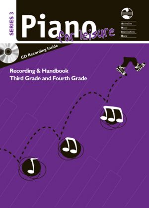 AMEB Piano for Leisure Series 3 Recording (CD) & Handbook - Grade 3 & 4