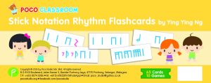 Poco Studio Stick Notation Rhythm Flashcards