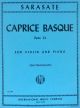 Caprice Basque Op 24 Violin, Piano