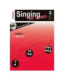 AMEB Singing For Leisure Series 1 Book/CD High Voice - Grade 2