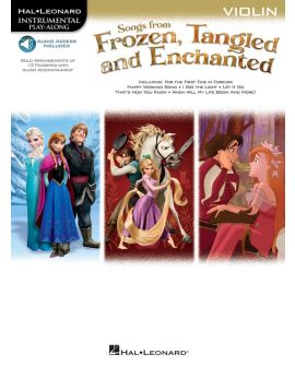 Songs from Frozen, Tangled and Enchanted - Violin Playalong with Audio Download