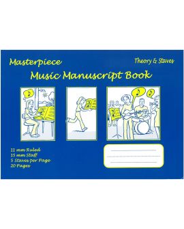 Masterpiece Music Manuscript Book