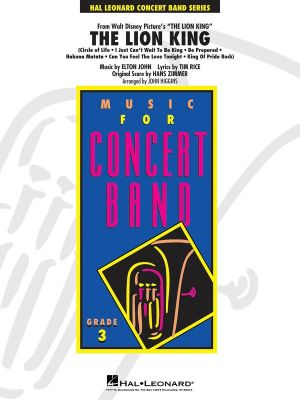 The Lion King Medley - Concert Band Grade 3 - Score & Parts