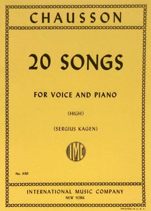 20 Songs High Voice, Piano