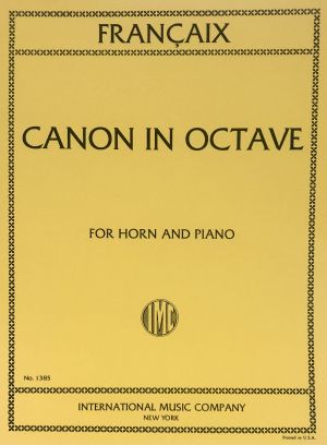 Canon in Octave French Horn, Piano