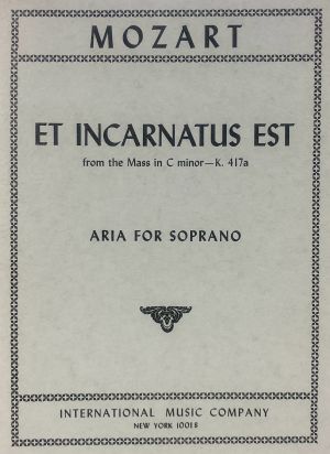 Et Incarnatus Est K 417a Aria Soprano