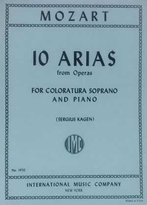 10 Arias from Operas Coloratura Soprano, Piano