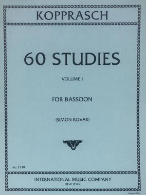 60 Studies Bassoon Vol 1