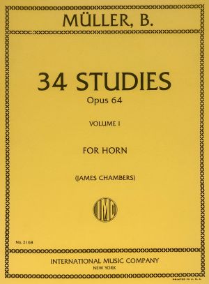 34 Studies Op 64 French Horn Vol 1