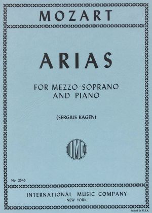 Arias Mezzo-Soprano, Piano