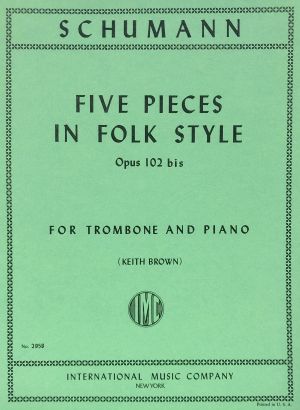 Five Pieces Folk Style Op 102 Trombone, Piano