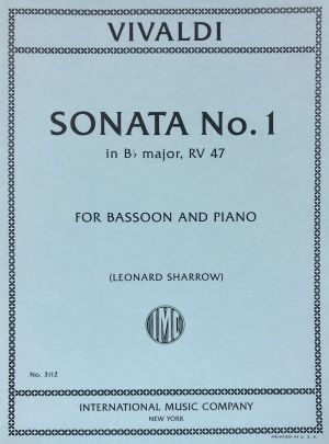 Sonata No 1 Bb major RV 47 Bassoon, Piano