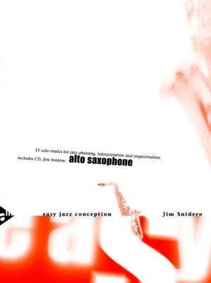 Easy Jazz Conception Book & CD - Alto Saxophone